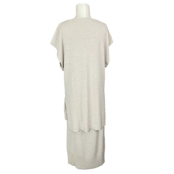 Kaliyana Womens Marled Art to Wear Tunic Vest & Skirt Viscose One Size Lagenlook - Picture 3 of 16